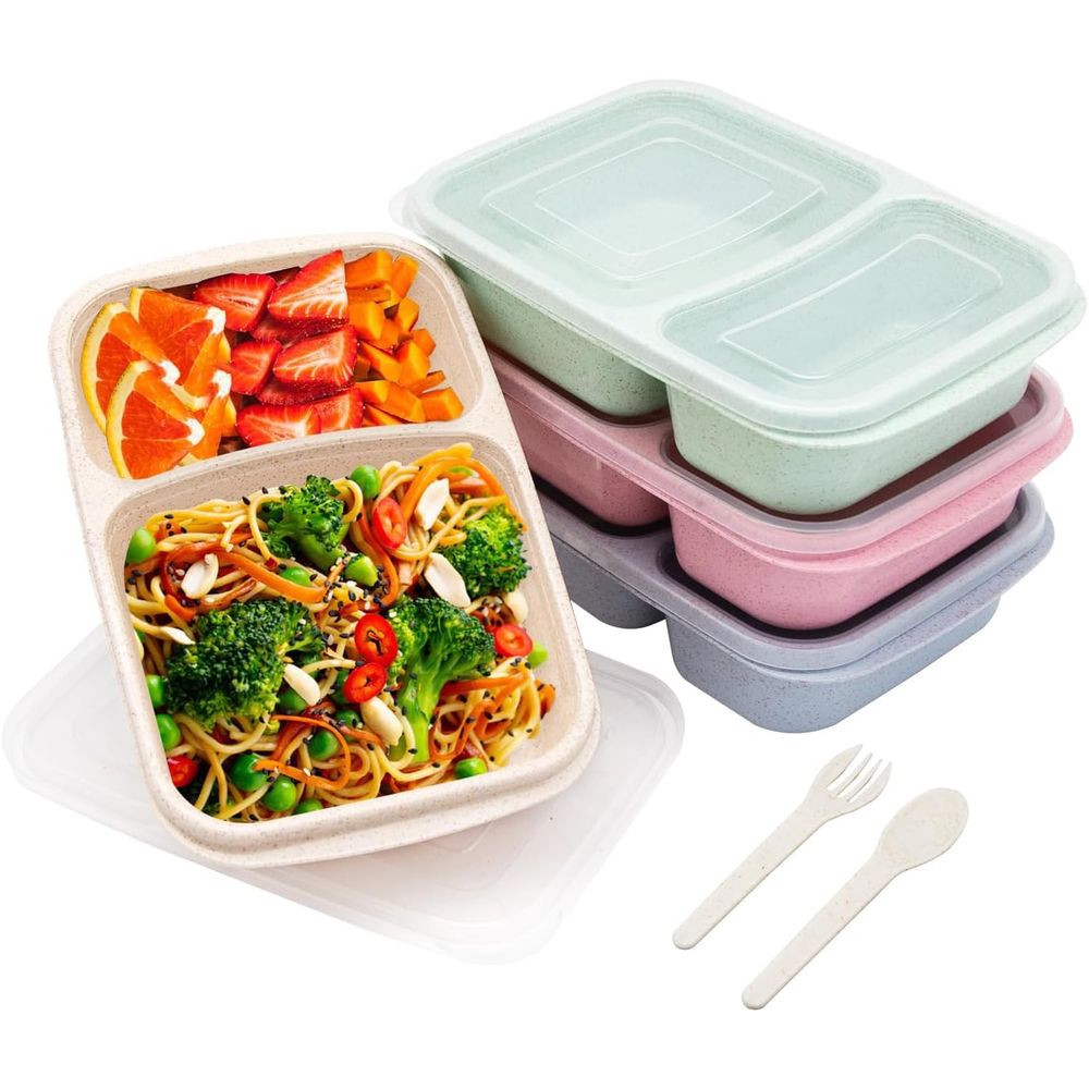 Food Storage Dividers - 4 Pack Bento Lunch Box, 2