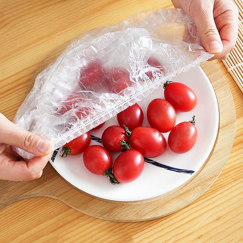 Food Storage Silicone Bags - Disposable Food Storage Covers Bags for