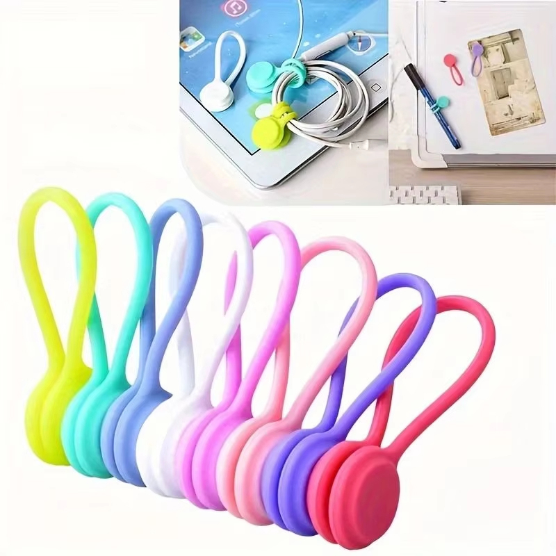 Food Storage Silicone Bags - Silicone Reusable Cable Wire Organizer Winder