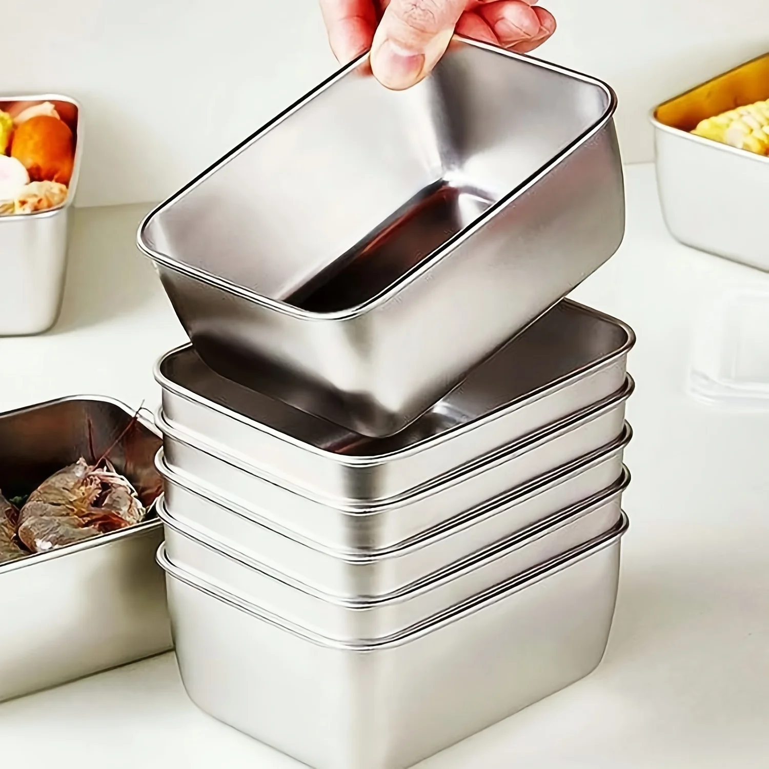 Food Storage Stainless Steel Containers - Stainless Steel Food Storage Containers Set