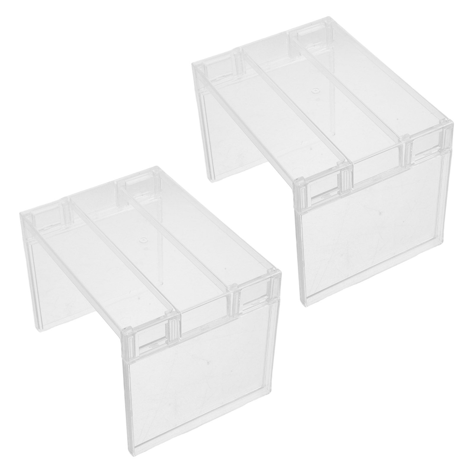 Food Storage Dividers - 2Pcs Refrigerator Organizer Shelf Clear Storage