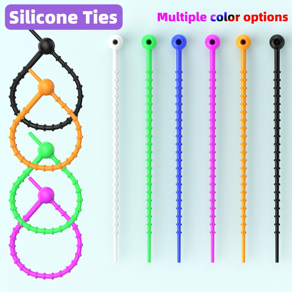 Food Storage Silicone Bags - Silicone Reusable Cable Wire Organizer Winder