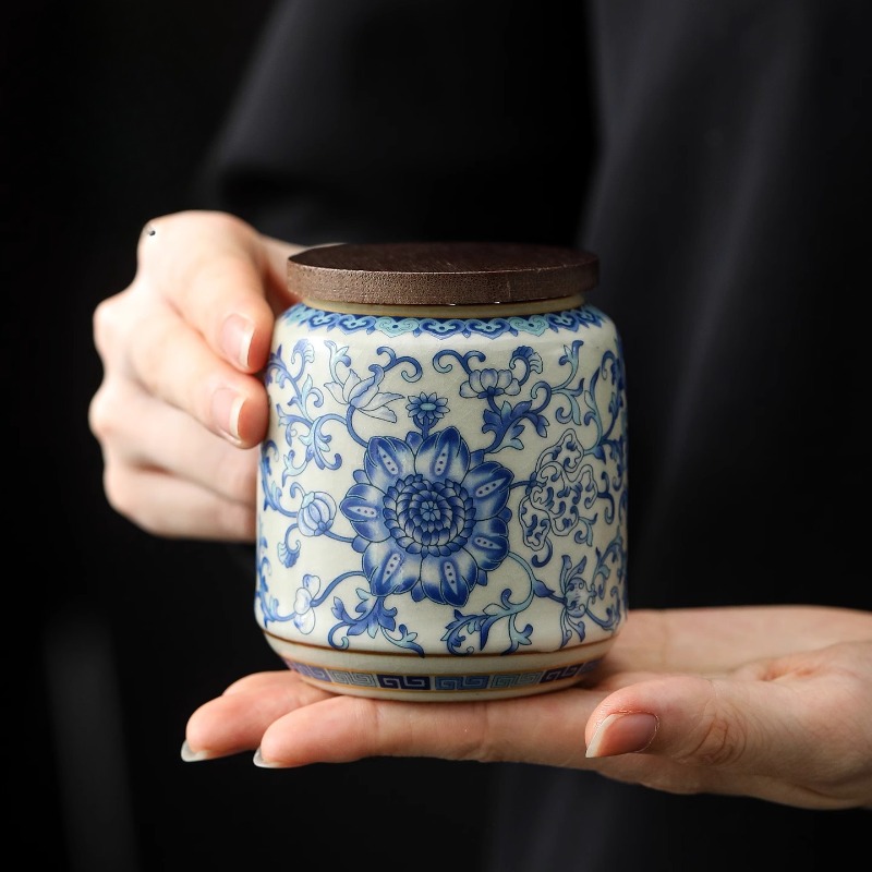 Food Storage Time - Creative Blue and White Porcelain Sealed
