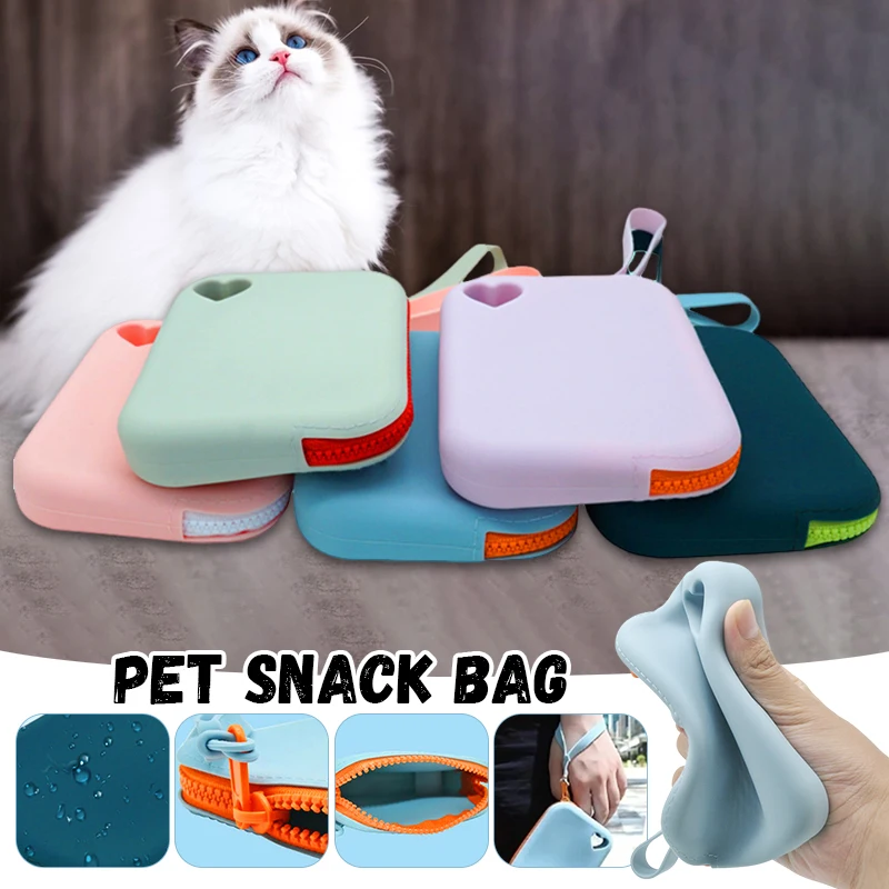 Food Storage Silicone Bags - sunorchid Silicone Dog Treat Bag Pet