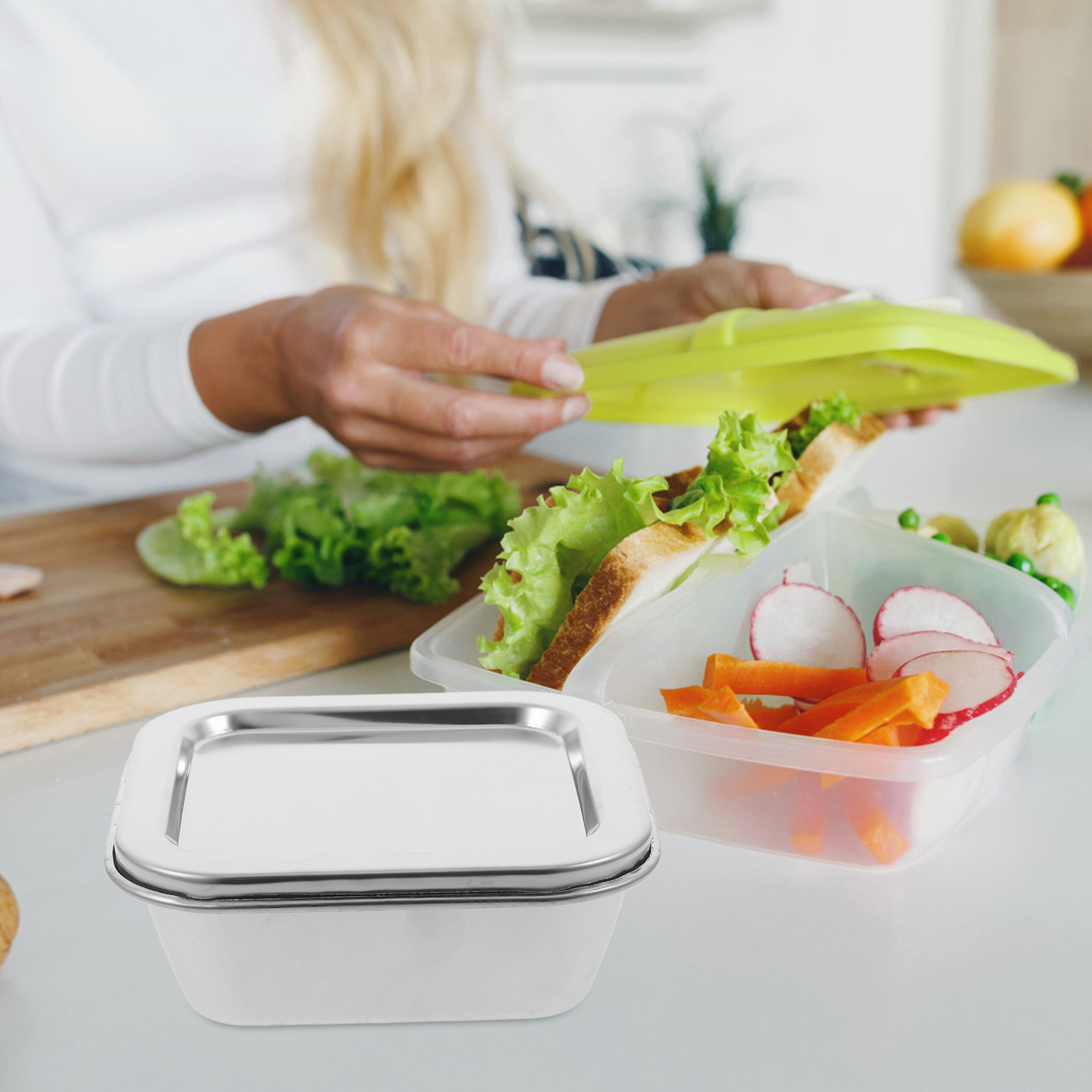 Food Storage Plastic Boxes - 300Ml Stainless Steel Food Storage Container
