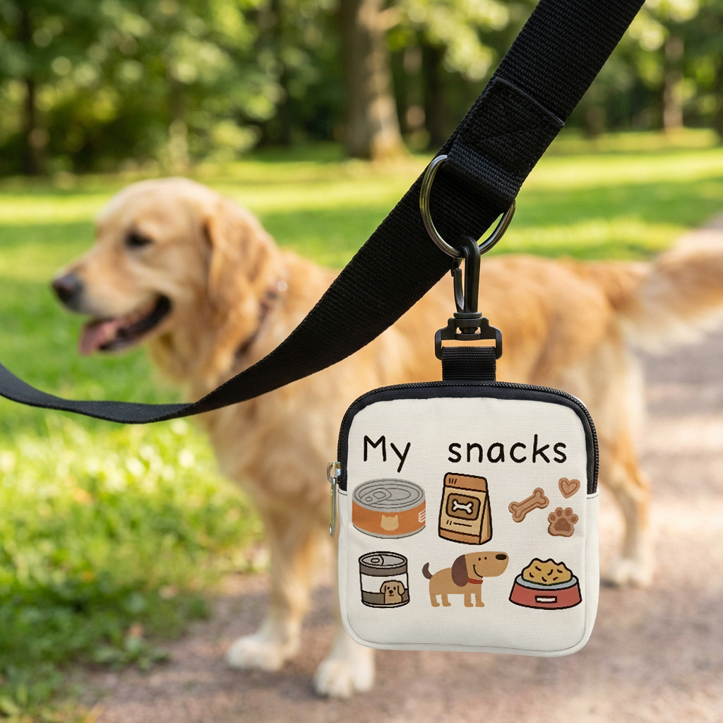 Food Storage Time - New cartoon cat food bag, dog