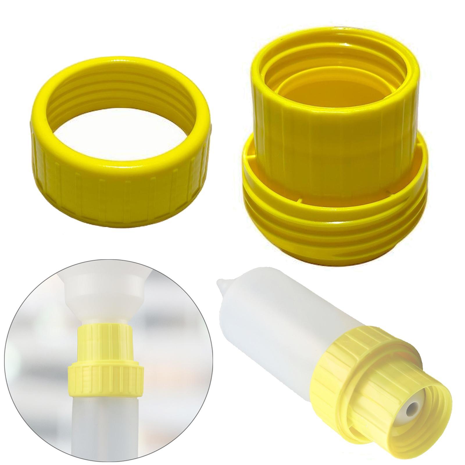 Salad Dressing Bottle - Sauce Dispenser Fastening Rings Ketchup Dispenser