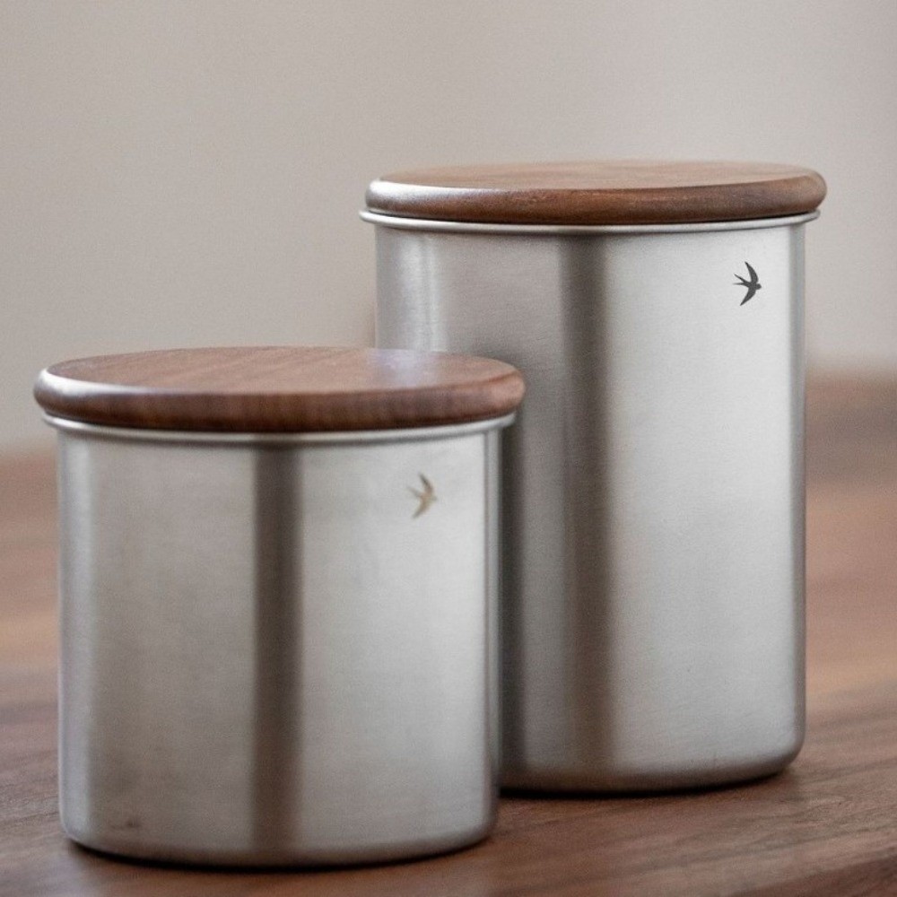 Xl Food Storage Containers With Lids - New Stainless Steel Matcha Jar 380ml