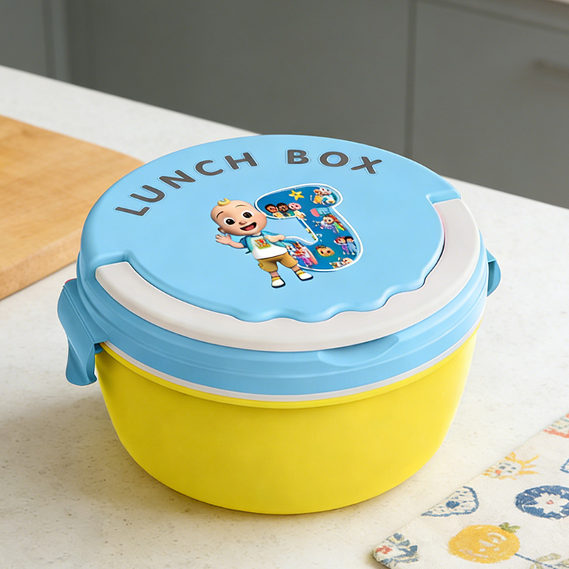 Food Storage Plastic Boxes - Cocomelons Lunch Boxs Portable Bento Meal