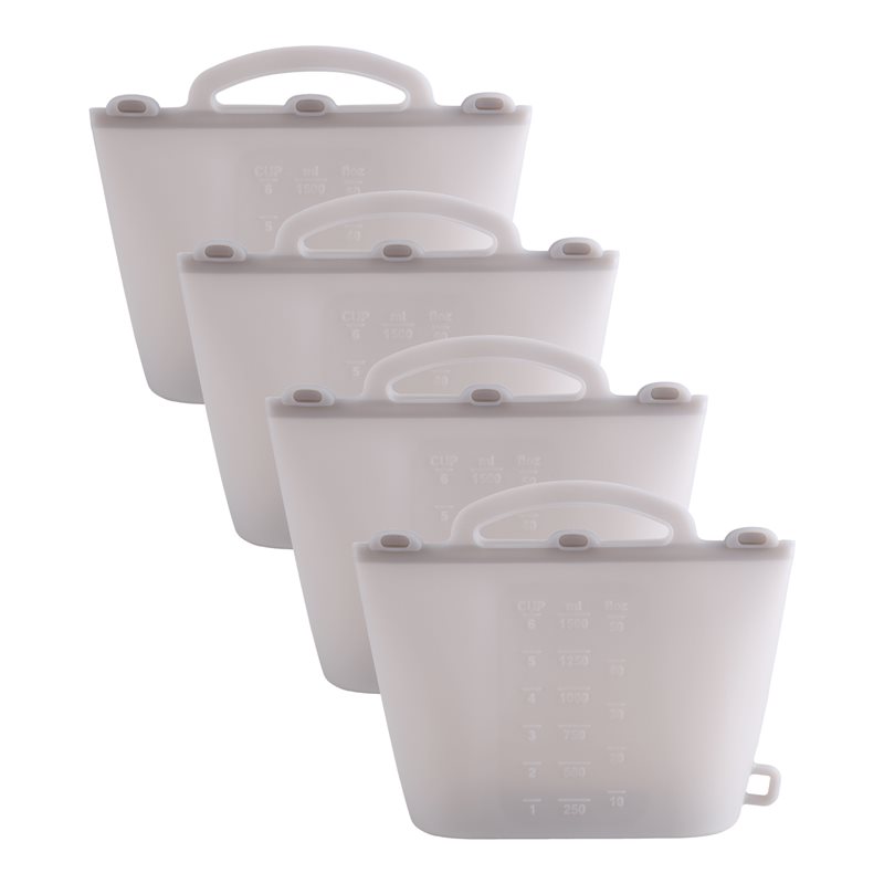 Food Storage Silicone Bags - 75STO-Fresh-Keeping Bag Food-Grade Self-Sealing Food Storage