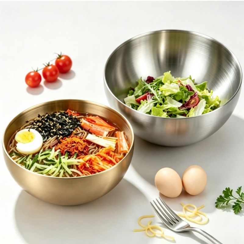Food Storage Stainless Steel Containers - Stainless Steel Mixing Bowls Metal Serving