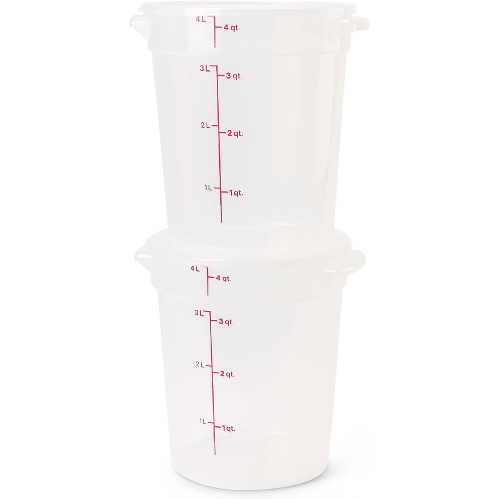 4-Quart BPA-Free Food Storage  - Food Storage Quart Containers review and price