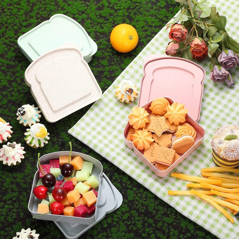 1/4pcs Sandwich Container Lunc - Food Storage Cupboard review and price