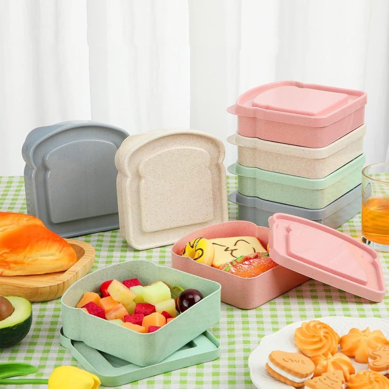 1/4pcs Sandwich Container Lunc - Food Storage Cupboard review and price