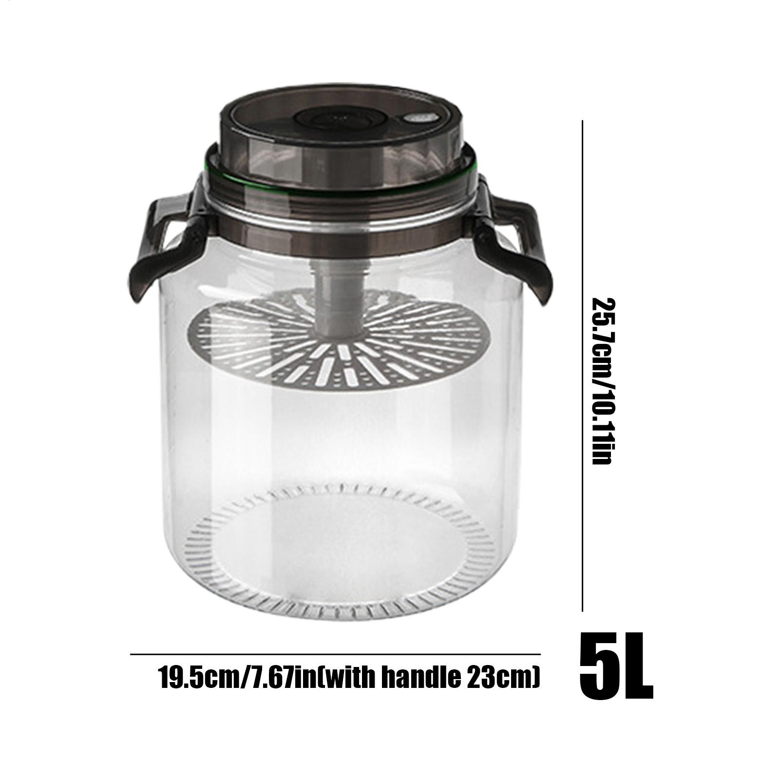 Large Capacity 5L Pickle Jars  - Xl Food Storage Containers With Lids review and price