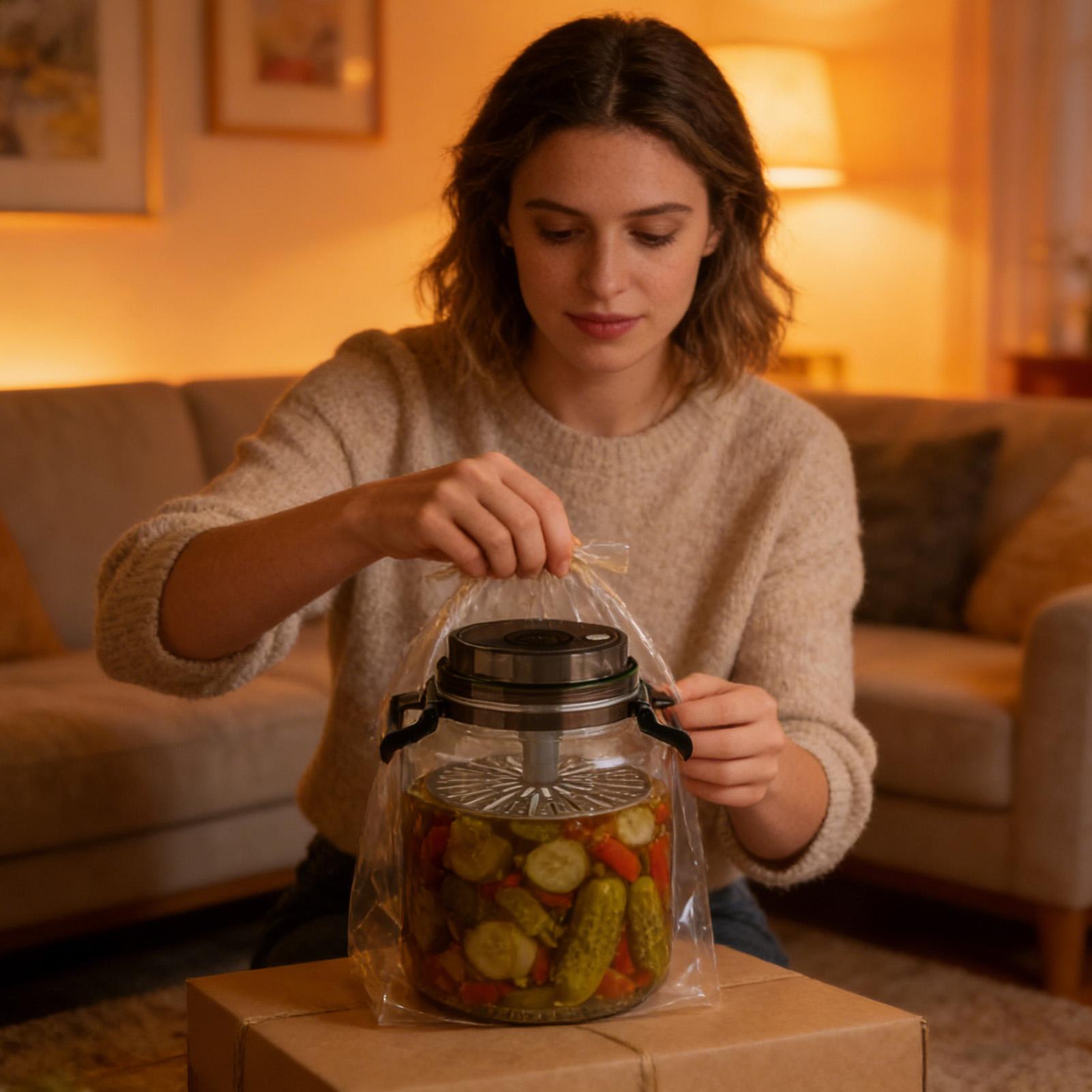Large Capacity 5L Pickle Jars  - Xl Food Storage Containers With Lids review and price
