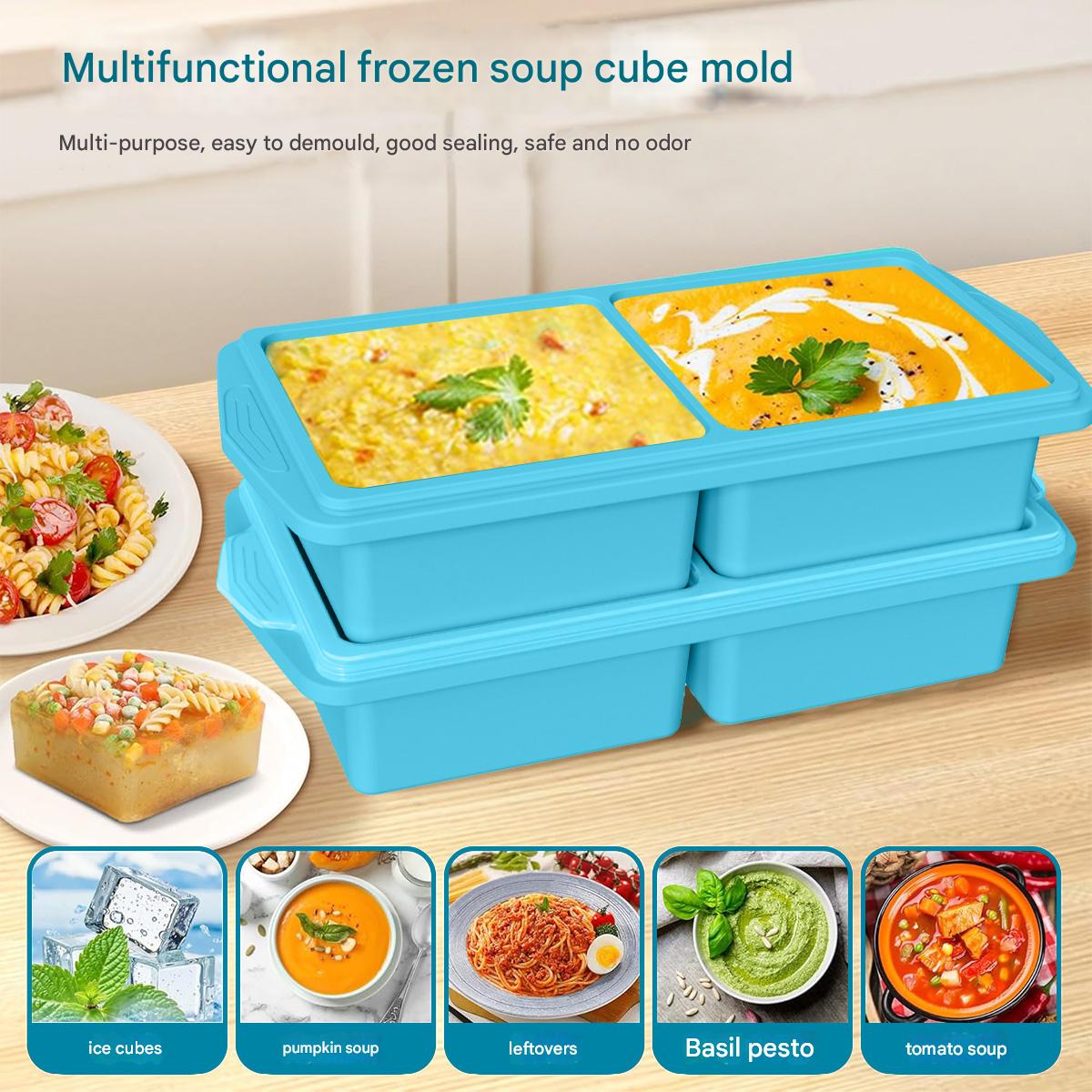 Large Silicone Ice Cube Mold w - Xl Food Storage Containers With Lids review and price