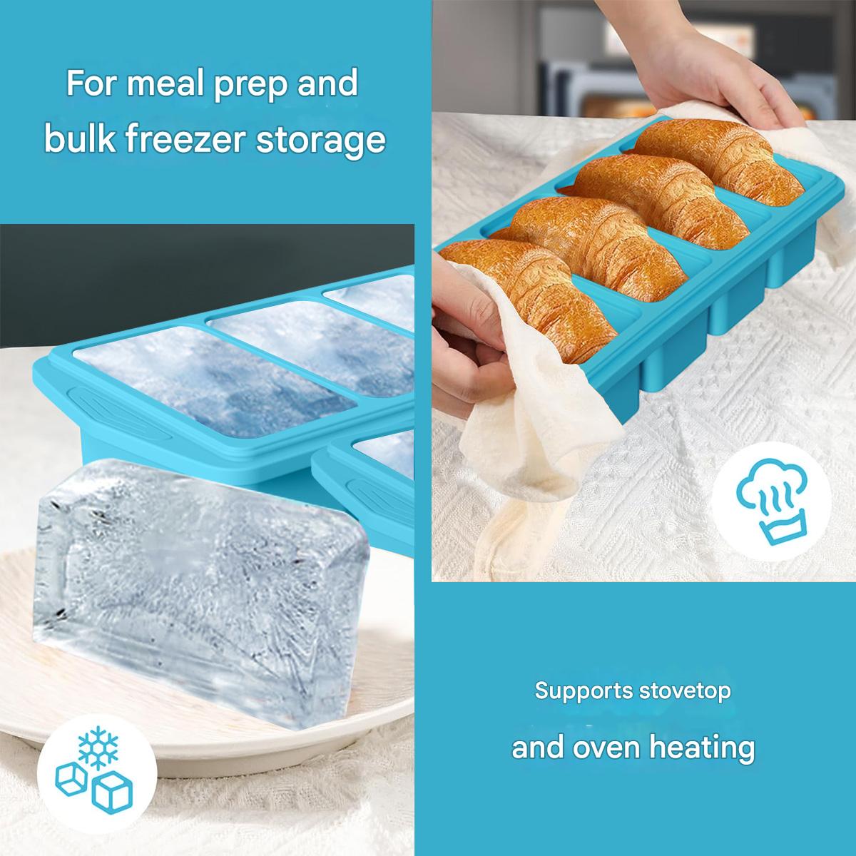 Large Silicone Ice Cube Mold w - Xl Food Storage Containers With Lids review and price