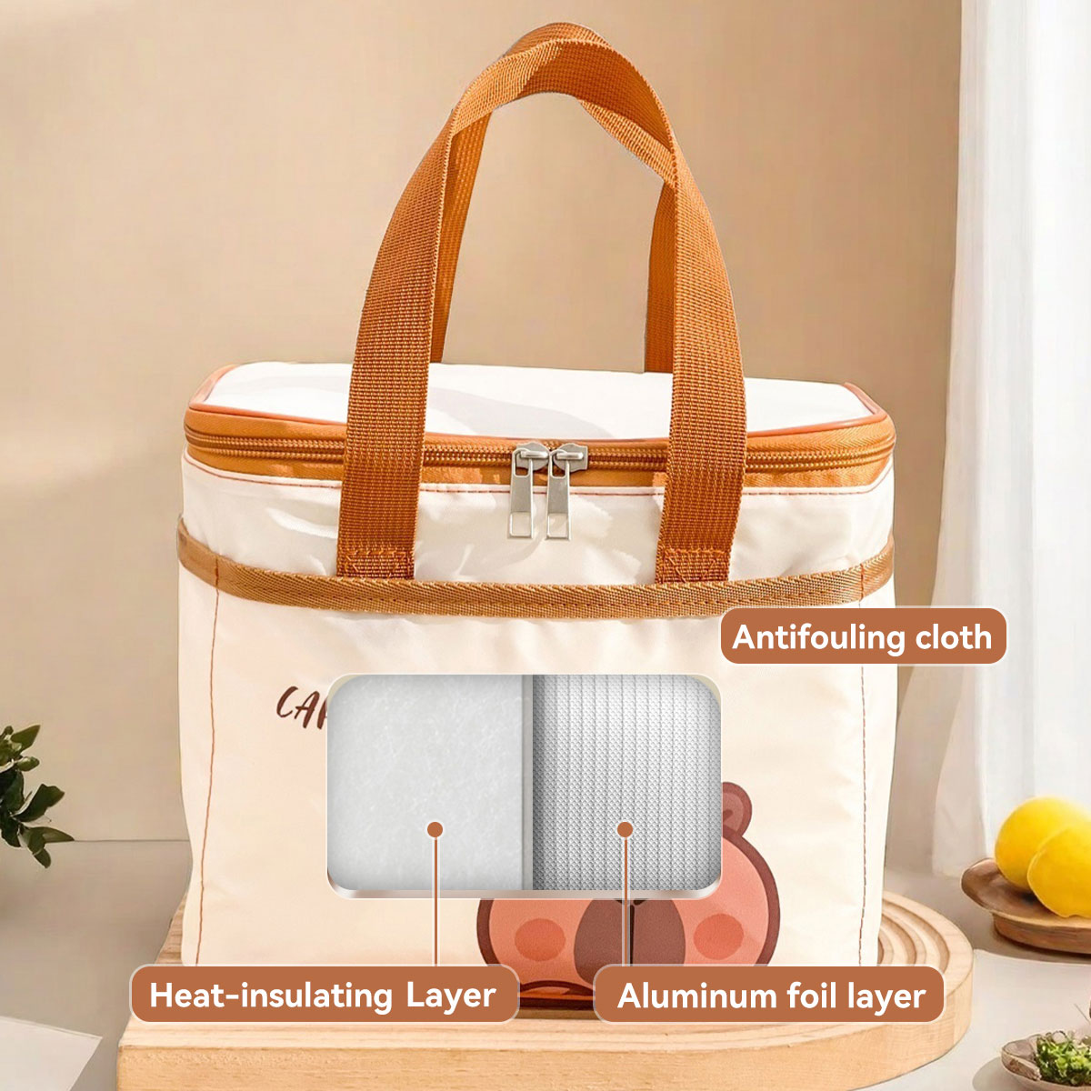 Cute Capybara Insulated Lunch  - Food Storage Warmer review and price