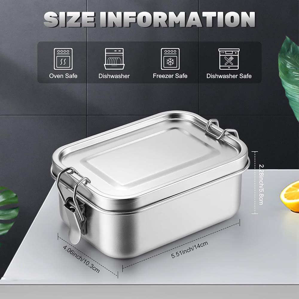 4Pcs Stainless Steel Bento Box - Food Storage Cupboard review and price