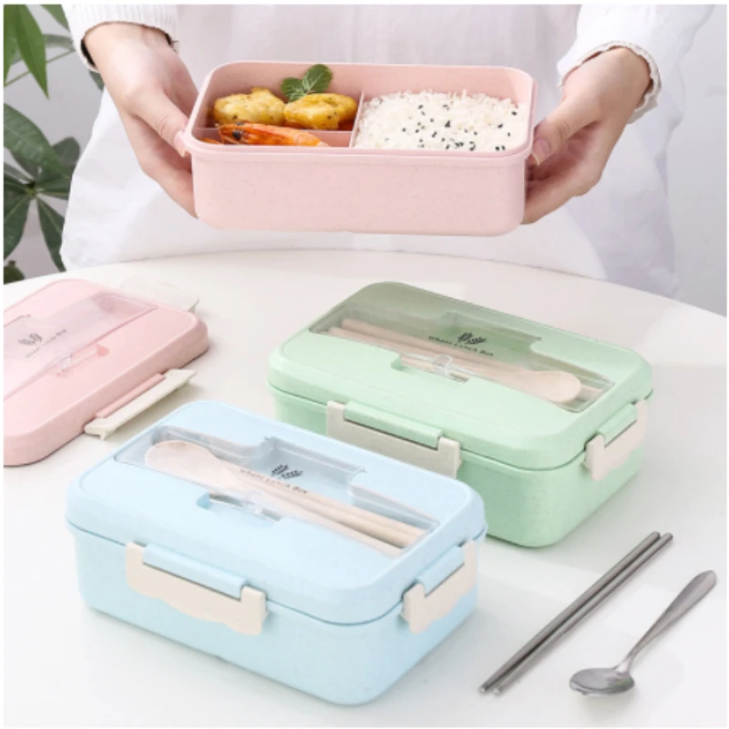Microwave Lunch Box Wheat Stra - Food Storage Cupboard review and price