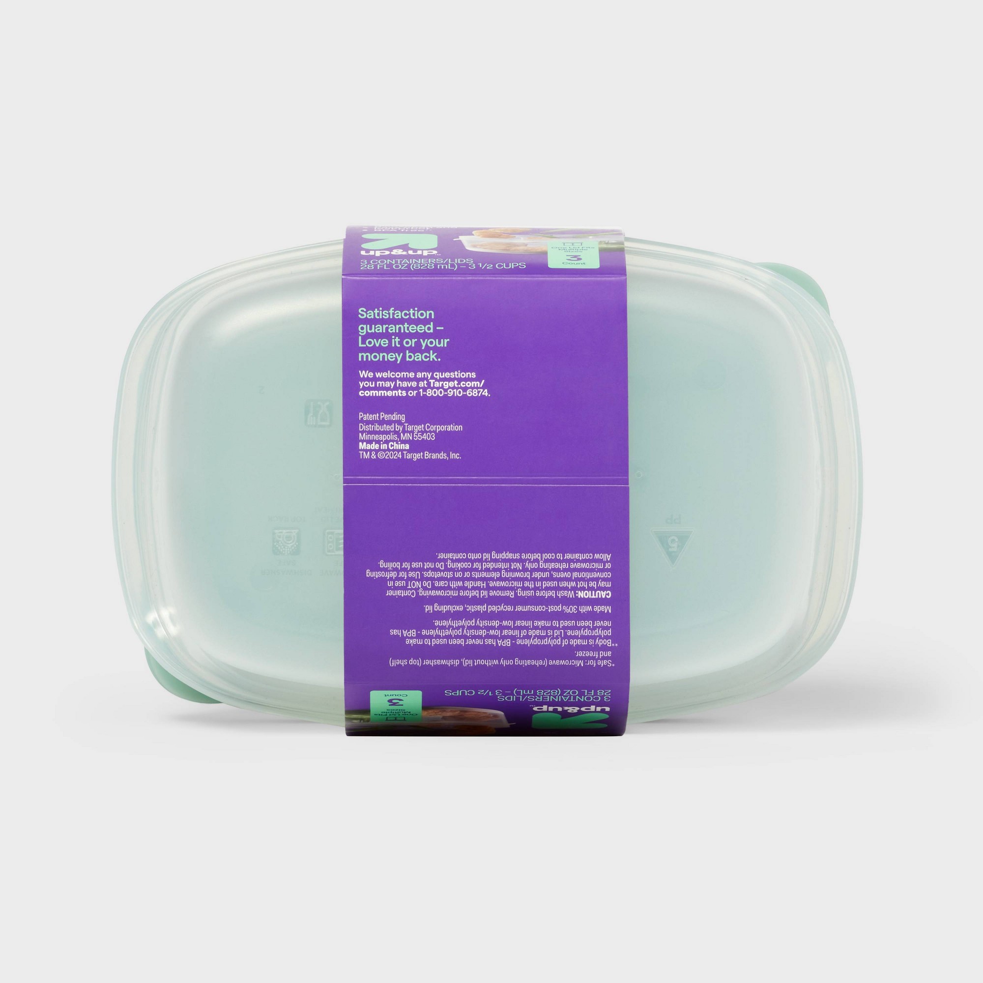 3ct Clear Plastic Divided Rect - Food Storage Dividers review and price
