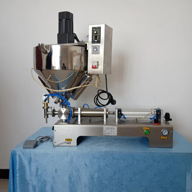 Pneumatic Paste Filling Machin - Salad Dressing Bottle review and price
