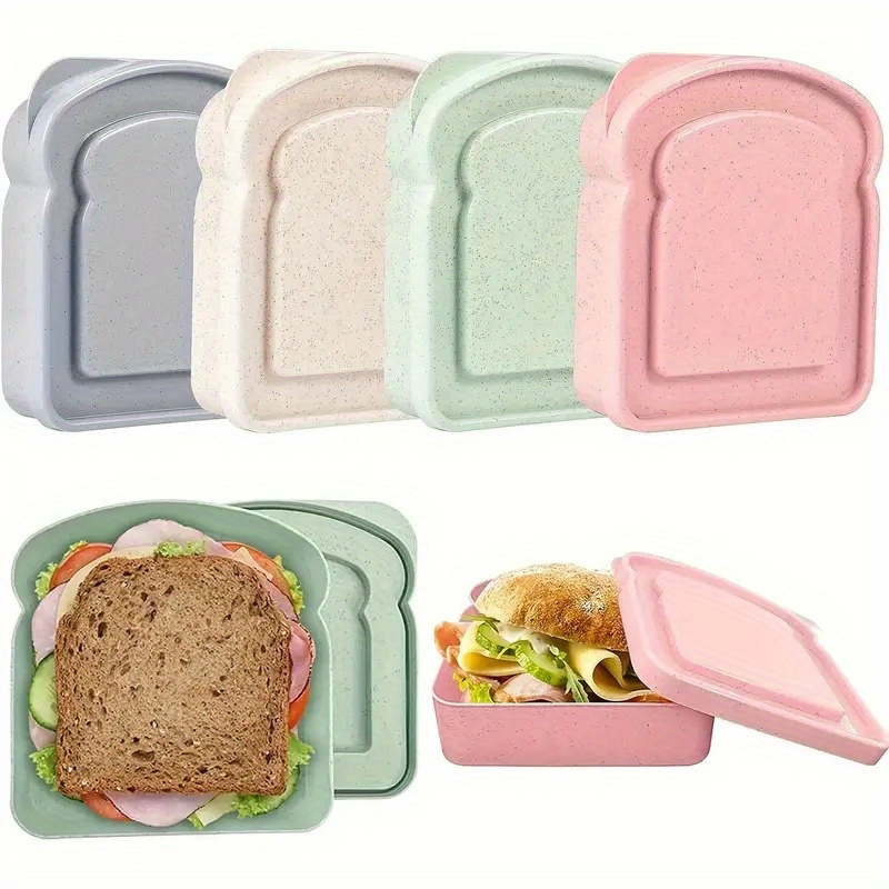 1pc Bento Boxes, Sandwich Cont - Food Storage Plastic Boxes review and price