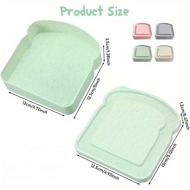 1pc Bento Boxes, Sandwich Cont - Food Storage Plastic Boxes review and price