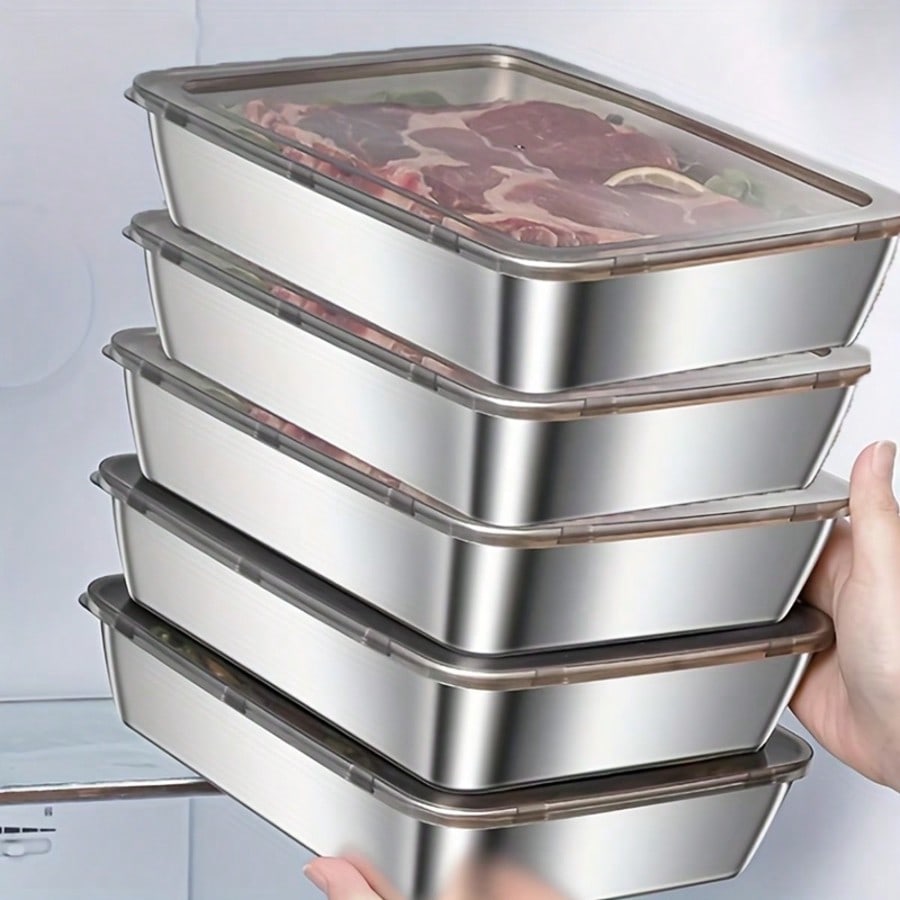 5-Piece Stainless Steel Food S - Xl Food Storage Containers With Lids review and price