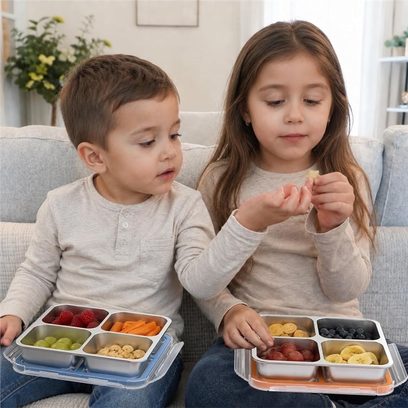 GIGI 4Pack Stainless Steel Sna - Food Storage Stainless Steel Containers review and price