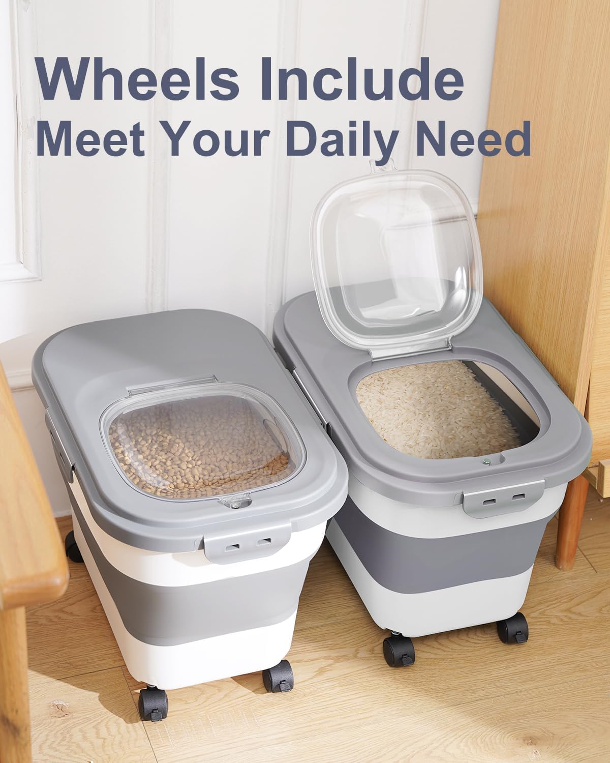 Large Capacity Cat Dog Food St - Xl Food Storage Containers With Lids review and price