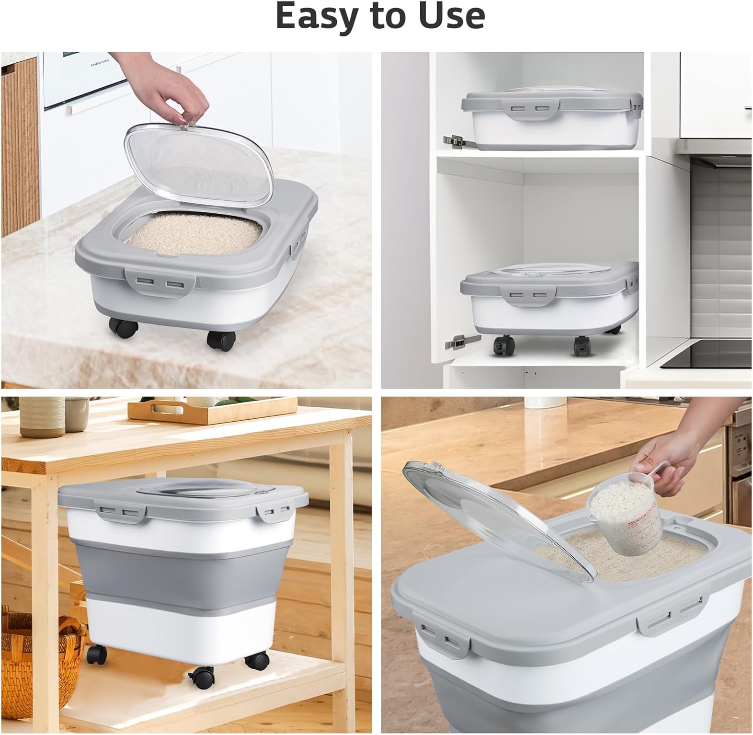 Large Capacity Cat Dog Food St - Xl Food Storage Containers With Lids review and price