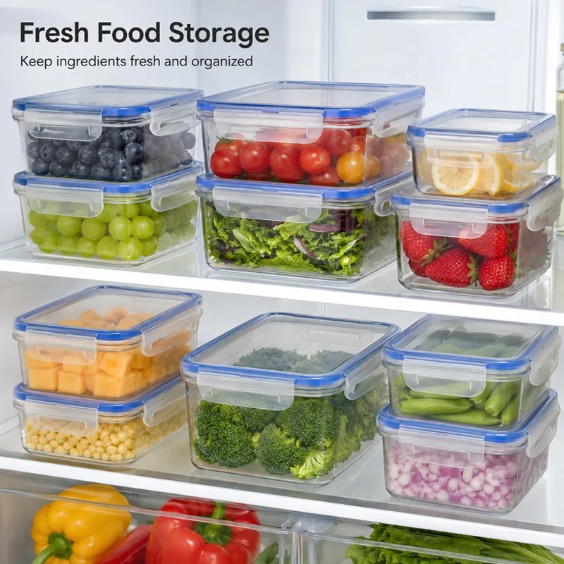 4 Sizes Refrigerator Storage B - Food Storage Plastic Boxes review and price