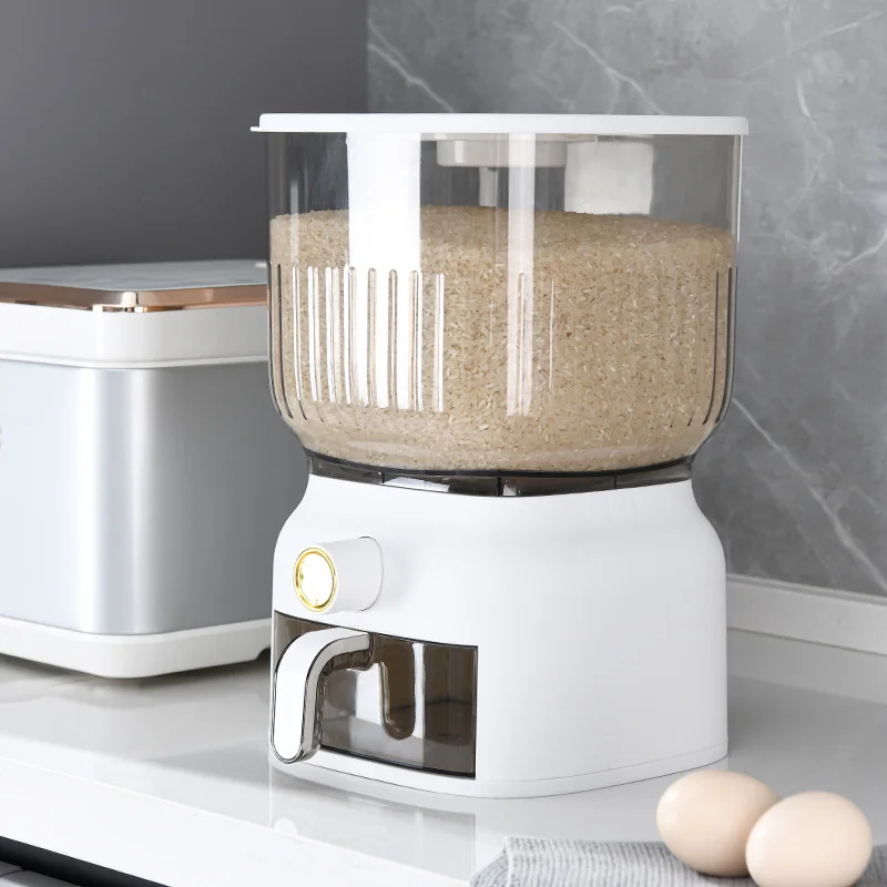 10KG Kitchen Rice Bucket Stora - Food Storage Acrylic Containers review and price