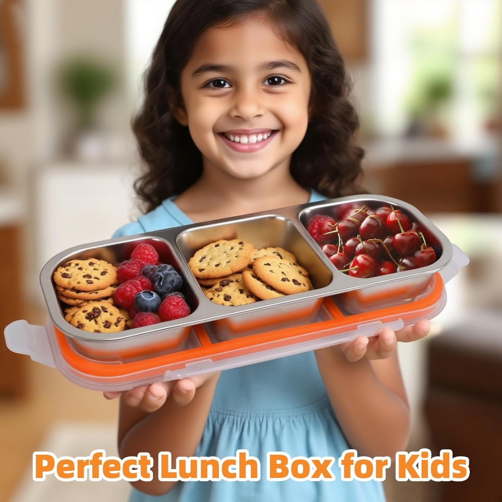 Stainless Steel Snack Containe - Food Storage Dividers review and price