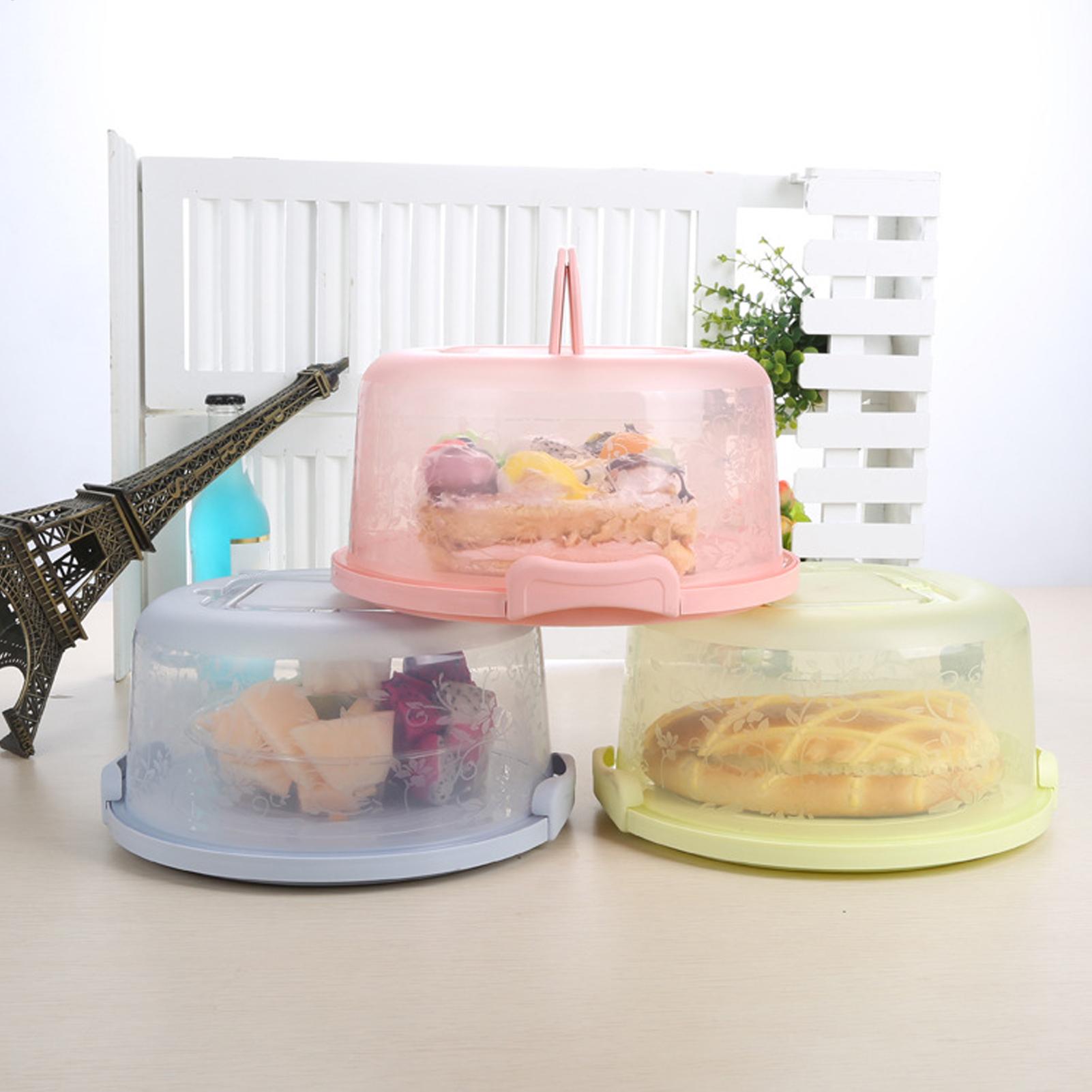 Handheld Cake Carrier Reusable - Food Storage Plastic Boxes review and price