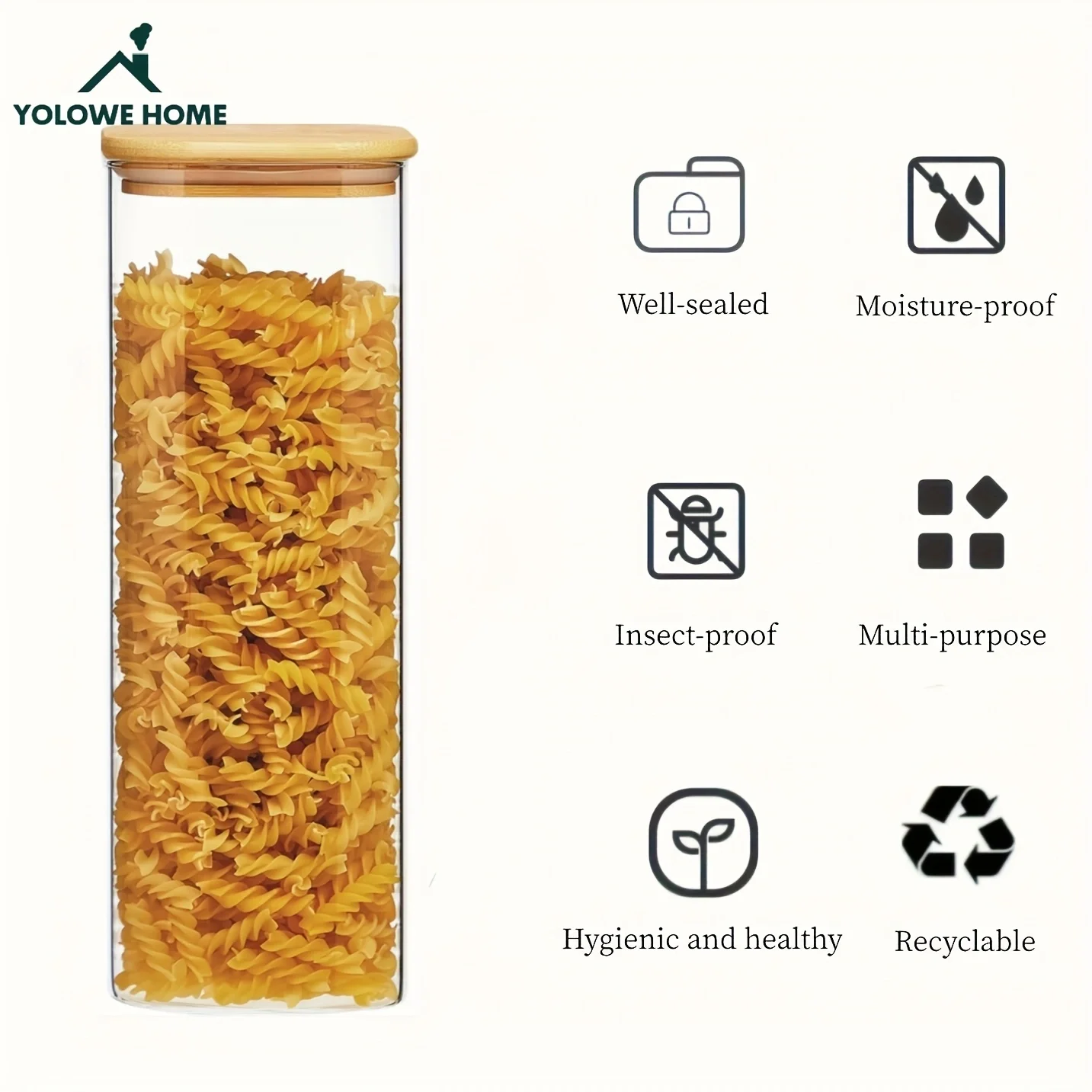 Modern 26/42oz Glass Storage C - Food Storage Acrylic Containers review and price