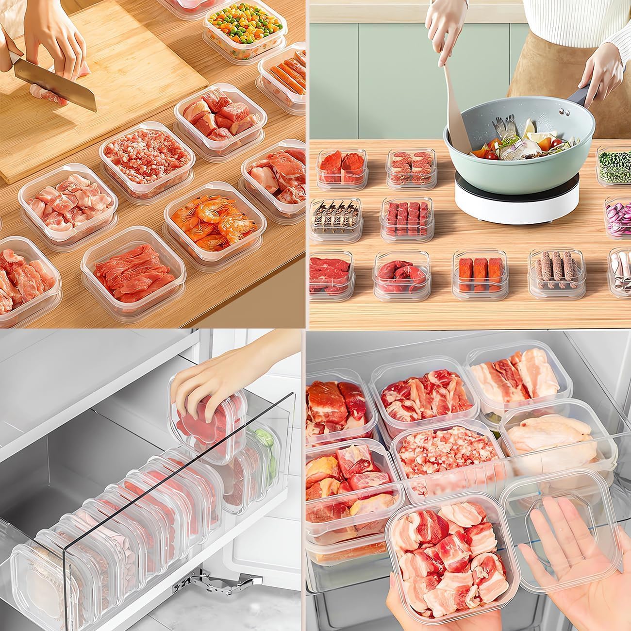 Food Grade Freezer Storage Box - Food Storage Dividers review and price