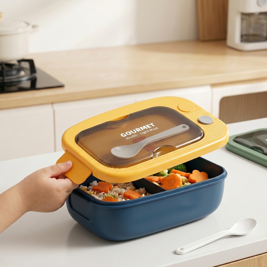 Microwavable Plastic Bento Box - Food Storage Cupboard review and price