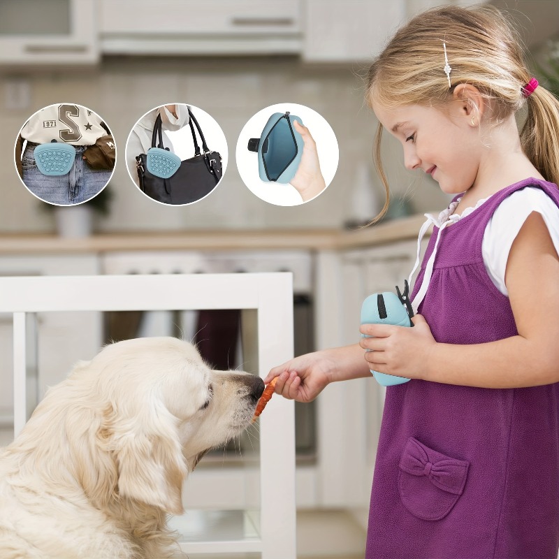 Silicone Dog Treat Bag Portabl - Food Storage Silicone Bags review and price