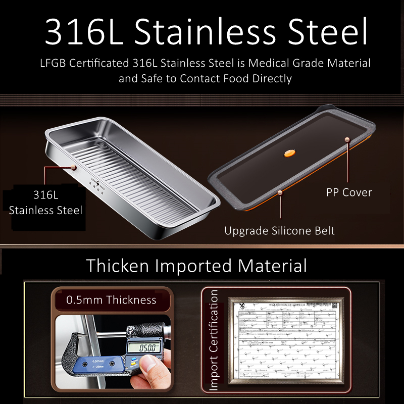 LFGB Certificate 316L Stainles - Food Storage Unit review and price