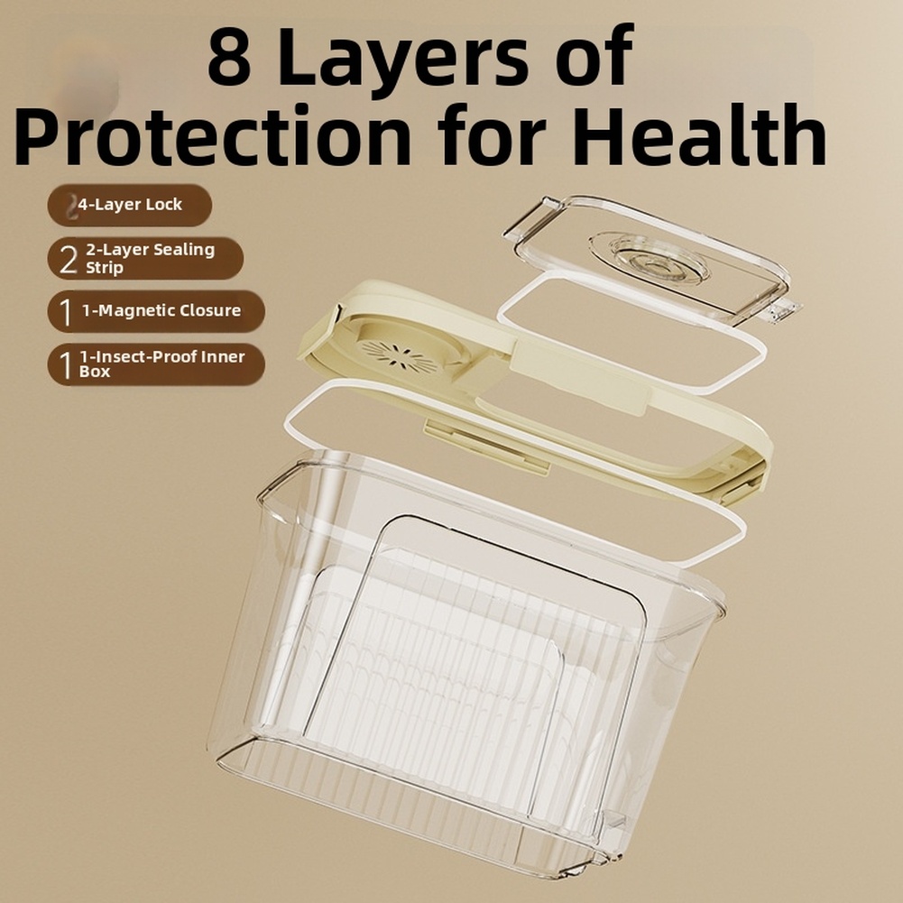 Sealed 6L Kitchen Food Storage - Food Storage Acrylic Containers review and price