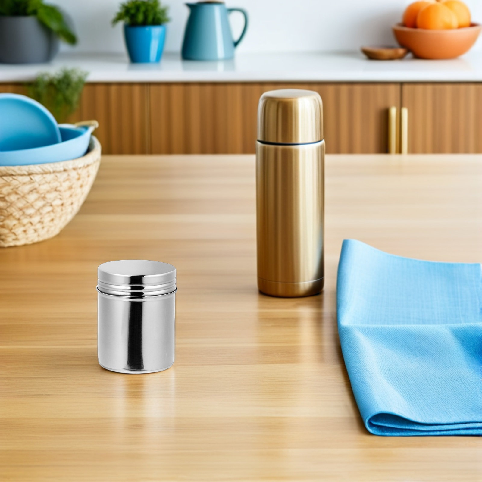 2Pcs Stainless Steel Canisters - Food Storage Stainless Steel Containers review and price