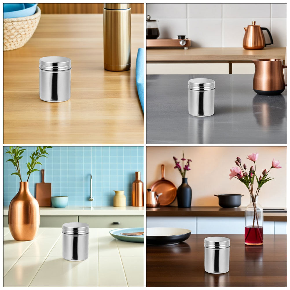 2Pcs Stainless Steel Canisters - Food Storage Stainless Steel Containers review and price