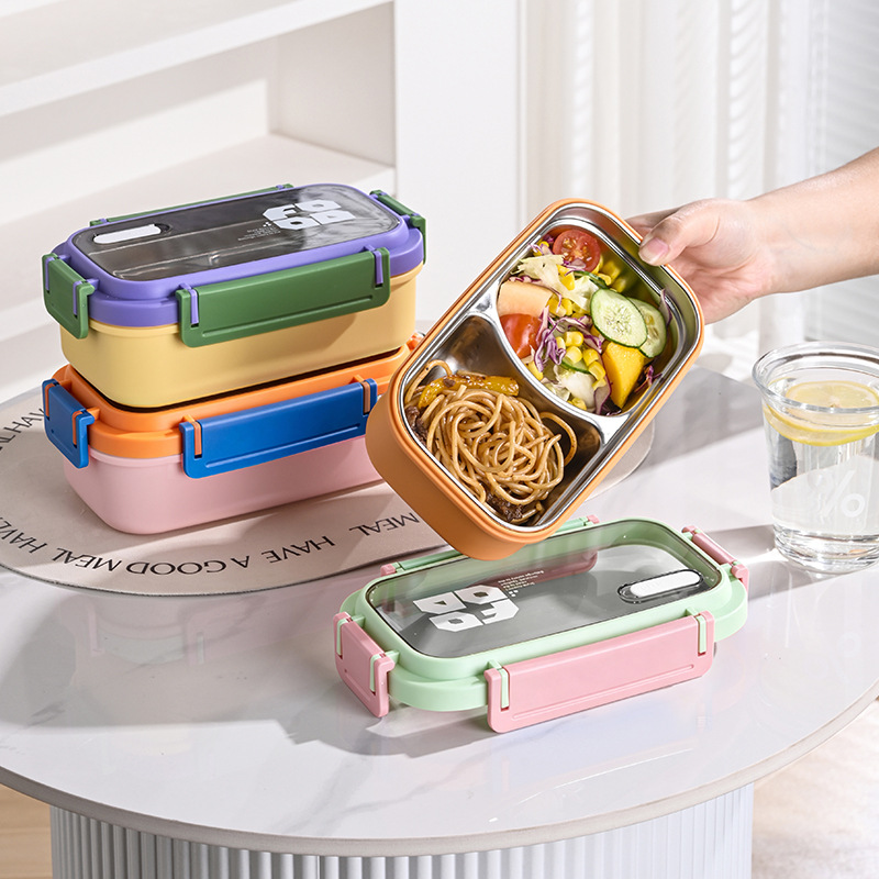 JUSTINLAU 2 Grid Bento Box Sta - Food Storage Cupboard review and price