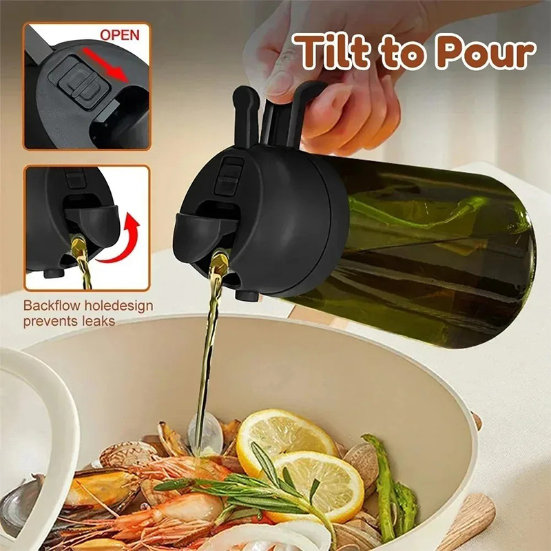 470ml Glass Oil Dispenser 2-in - Salad Dressing Bottle review and price