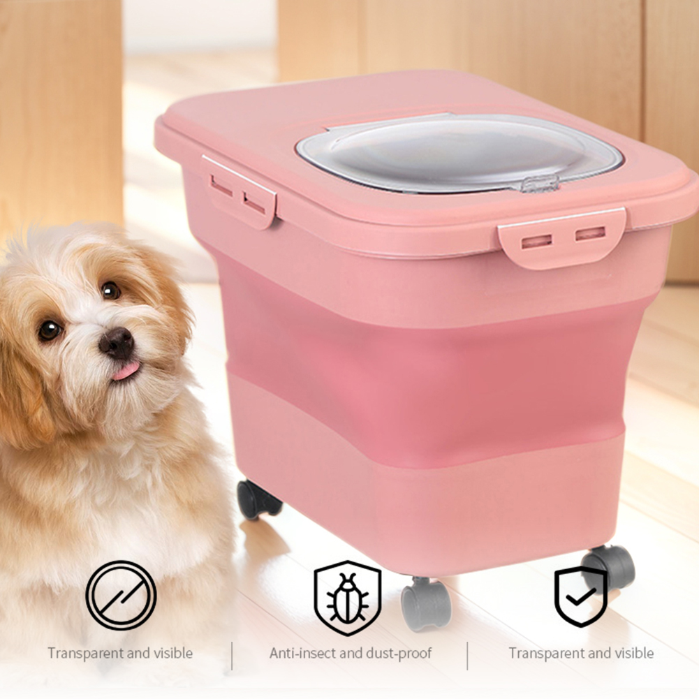 Collapsible Dry Cat Food Box 2 - Xl Food Storage Containers With Lids review and price