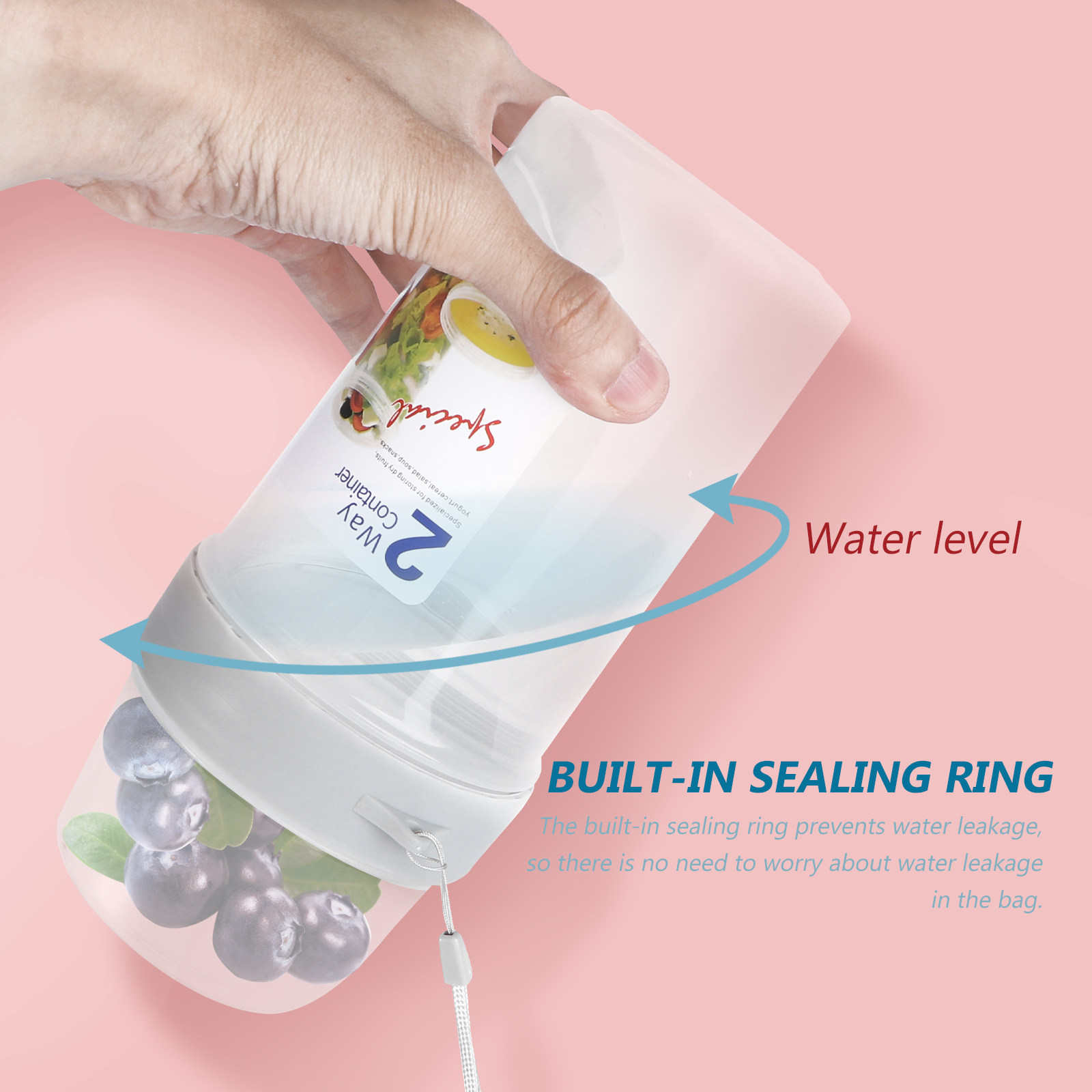 2Pcs Double Layer Sealing Stor - Food Storage Plastic Boxes review and price