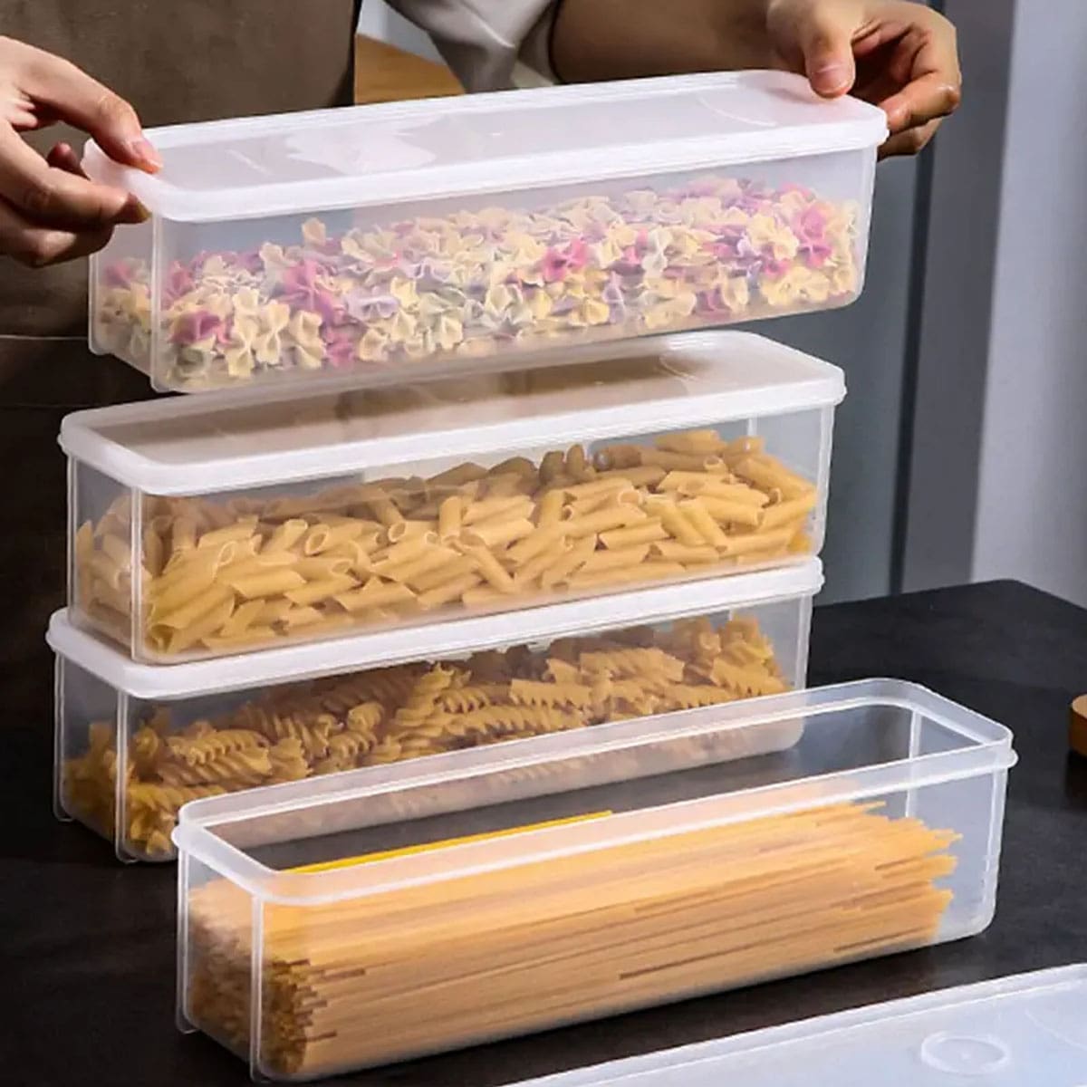 1 Plastic Transparent Storage  - Food Storage Plastic Boxes review and price